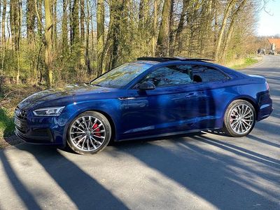 Second-hand Audi A5 S-Line 218 CP (160 kW) 2017 Albastru Coupe