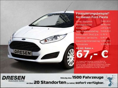 gebraucht Ford Fiesta Trend 1,25 82PS Klima/ Radio/ Multifunkti