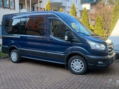 Begagnad Ford Transit Custom 131 HK (96 kW) 2021 Blå Minibuss