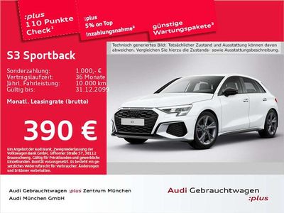 Gletscherweiß metallic Gebraucht 2024 Audi S3 Sport Limousine | 36.471 € (Superpreis)