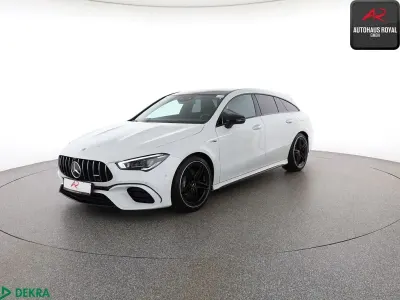 Gebraucht Mercedes CLA45 AMG Shooting Brake AMG 388 PS (285 kW) 2020 Digitalweiss Kombi
