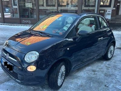 Gebraucht Fiat 500C Pop 101 PS (74 kW) 2010 Blau Cabrio