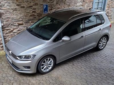 Gebraucht VW Golf Sportsvan Highline 125 PS (91 kW) 2015 Silber Van / Kleinbus