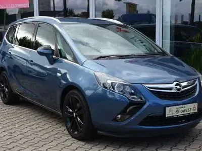Gebraucht Opel Zafira Tourer Edition 170 PS (125 kW) 2013 Blau metallic Van / Kleinbus