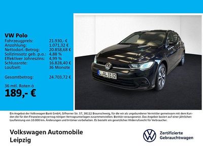 Gebraucht VW Polo Goal 95 PS (69 kW) 2025 Schwarz Limousine