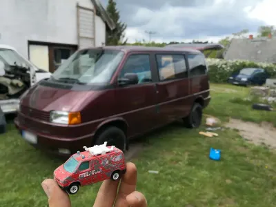 Gebraucht VW Multivan 110 PS (80 kW) 1995 Rot Van / Kleinbus