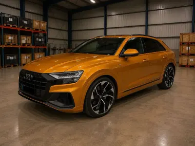 Gebraucht Audi Q8 Design 286 PS (210 kW) 2019 Orange SUV