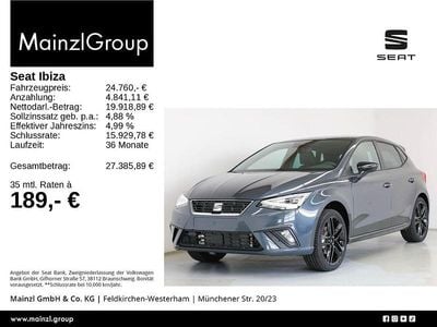 Grau Gebraucht 2025 Seat Ibiza Black Edition Limousine | 24.760 € (Fairer Preis)