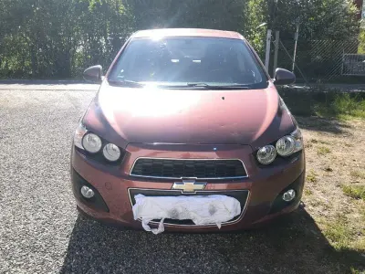 Usata Chevrolet Aveo LTZ 116 CV (85 kW) 2011 Arancione Utilitaria
