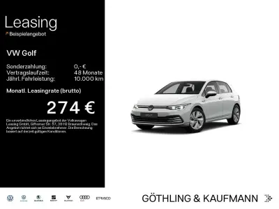 Gebraucht VW Golf VIII Style 131 PS (96 kW) 2024 Pure white Limousine