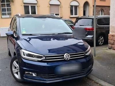 Gebraucht VW Touran Highline 190 PS (139 kW) 2016 Blau Van / Kleinbus
