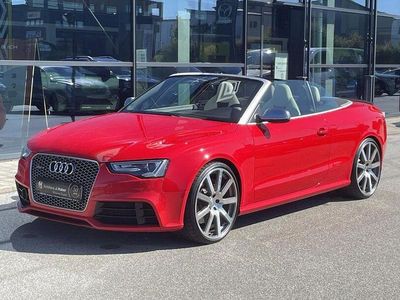 Second-hand Audi RS5 Sport 450 CP (330 kW) 2015 Roșu Cabrio