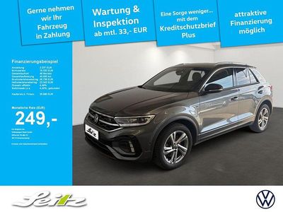 Usado VW T-Roc R-line 150 HP (110 kW) 2022 Cinzento SUV