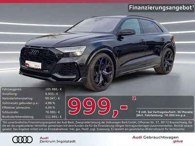 Mythosschwarz metallic Gebraucht 2023 Audi RS Q8 Ambiente SUV | 103.980 € (Fairer Preis)
