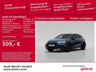 Gebraucht Audi A3 Sportback e-tron S-Line 272 PS (200 kW) 2025 Ascariblau metallic Kleinwagen
