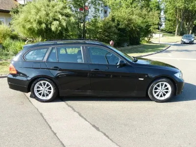 Gebraucht BMW 320 163 PS (119 kW) 2007 Schwarz Kombi