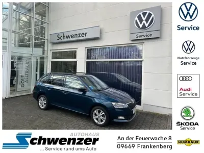 Gebraucht Skoda Fabia Style 95 PS (69 kW) 2020 Lavablau metallic (metallic) Kleinwagen