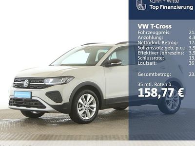 Gebraucht VW T-Cross Goal 95 PS (69 kW) 2024 Grau SUV