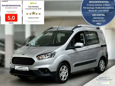 Gebraucht Ford Tourneo Courier 101 PS (74 kW) 2019 Silber Van / Kleinbus