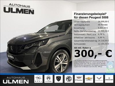 Grau Gebraucht 2022 Peugeot 5008 Allure SUV | 26.999 € (Etwas zu teuer)