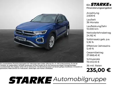 Gebraucht VW T-Roc Cabriolet Style 150 PS (110 kW) 2025 Ravennablau metallic SUV