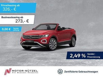 Gebraucht VW T-Roc Cabriolet Goal 150 PS (110 kW) 2025 Kings red metallic Cabrio