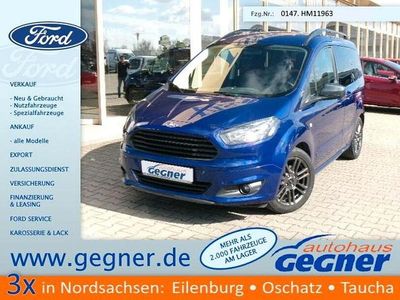 Gebraucht Ford Tourneo Courier Sport 101 PS (74 kW) 2017 Blau Van / Kleinbus