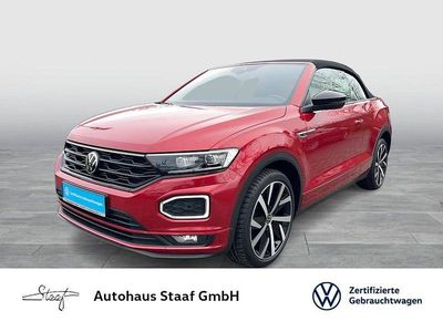 Gebraucht VW T-Roc Cabriolet Sound 150 PS (110 kW) 2021 Kings red metallic schwarz Cabrio