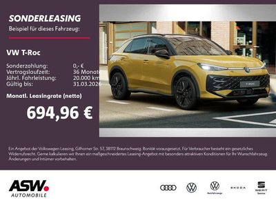 Neu VW T-Roc R-line 150 PS (110 kW) 2026 Canary yellow uni schwarz uni SUV