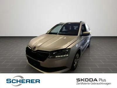 Gebraucht Skoda Fabia Ambition 95 PS (69 kW) 2023 Brillantsilber metallic (metallic) Kleinwagen