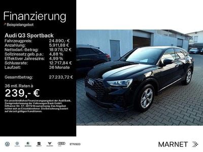 Gebraucht Audi Q3 Sportback Design 245 PS (180 kW) 2021 Schwarz SUV
