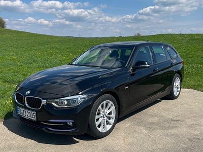 Gebraucht BMW 316 Sport Line 116 PS (85 kW) 2016 Schwarz Kombi