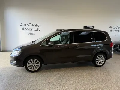 Gebraucht VW Sharan Highline 140 PS (102 kW) 2014 Braun Van / Kleinbus