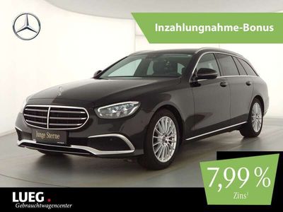 gebraucht Mercedes E200 d T Exclusive+MBUXHighE+LED-HP+AHK+Mem+RFK