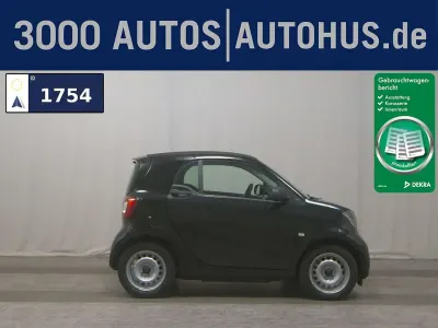 Gebraucht Smart ForTwo Coupé 60 kW (82 PS) 2021 Schwarz Kleinwagen
