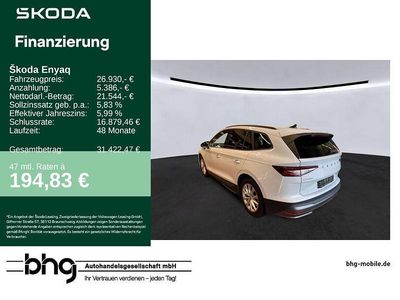Weiß Gebraucht 2022 Skoda Enyaq iV SUV | 26.930 € (Fairer Preis)