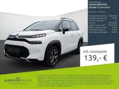 Brugt Citroën C3 Aircross PureTech 110 HK (80 kW) 2023 Hvid SUV