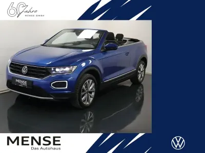 Gebraucht VW T-Roc Cabriolet Style 150 PS (110 kW) 2020 Blau Cabrio