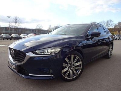 Gebraucht Mazda 6 Exclusive-Line 194 PS (142 kW) 2023 Deep crystal blue Kombi