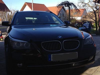 gebraucht BMW 530 d, E 61, Kombi, schwarz, Leder, Multifunktionslenkrad, ..