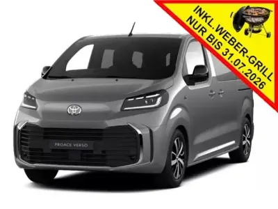 Neu Toyota Proace Verso 179 PS (131 kW) 2026 Silber Van / Kleinbus