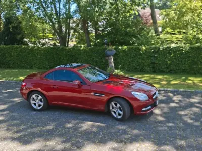 Gebraucht Mercedes SLK200 175 PS (128 kW) 2014 Rot Cabrio