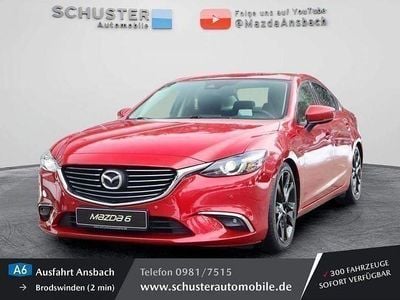 Gebraucht Mazda 6 Sports-Line 192 PS (141 kW) 2016 Rubinrot metallic (metallic) Limousine