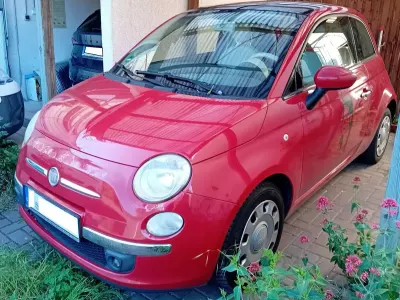 Używany Fiat 500 Lounge 69 KM (50 kW) 2010 Czerwony Sedan/Limuzyna