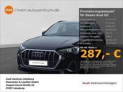 Brugt Audi Q3 S-Line 150 HK (110 kW) 2022 Sort SUV