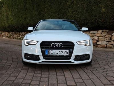 Gebraucht Audi A5 Cabriolet S-line plus 170 PS (125 kW) 2013 Weiß Cabrio