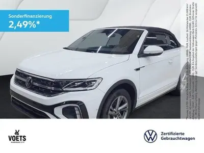 Gebraucht VW T-Roc Cabriolet R-line 150 PS (110 kW) 2025 Weiß Cabrio