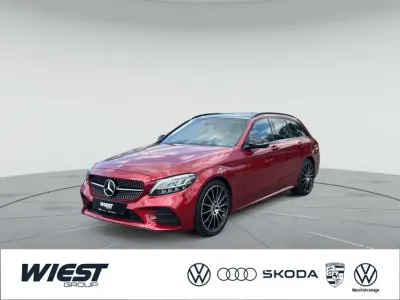 Gebraucht Mercedes C300 Business 245 PS (180 kW) 2019 Hyanzinthrot  metallic Kombi