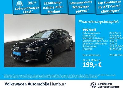 Gebraucht VW Golf VIII Active 150 PS (110 kW) 2023 Deep black perleffekt Limousine
