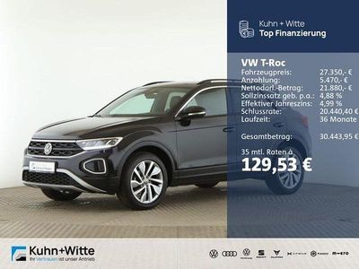 Deep black perleffekt Gebraucht 2024 VW T-Roc Goal SUV | 27.150 € (Guter Preis)